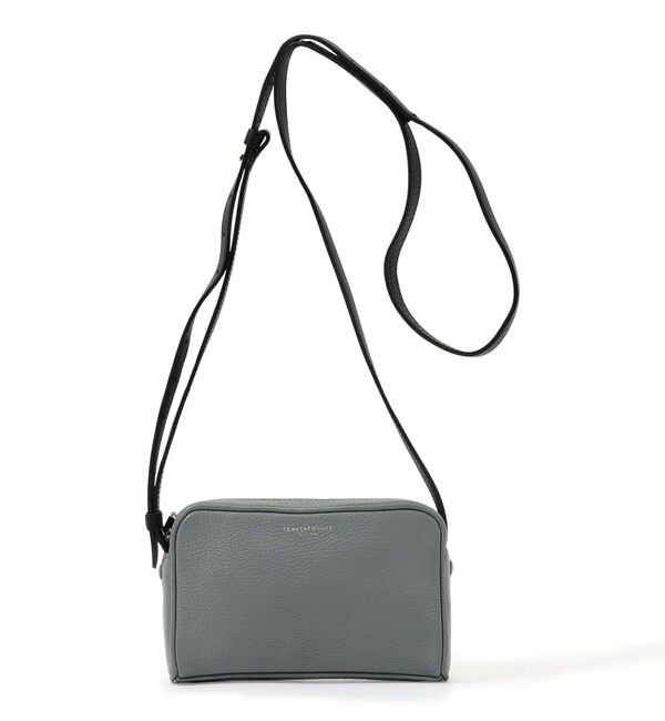 TOMORROWLAND GOODS「TOMORROWLAND シュリンクレザー ミニショルダーバッグ」|ショルダー・メッセンジャー|15 グレー