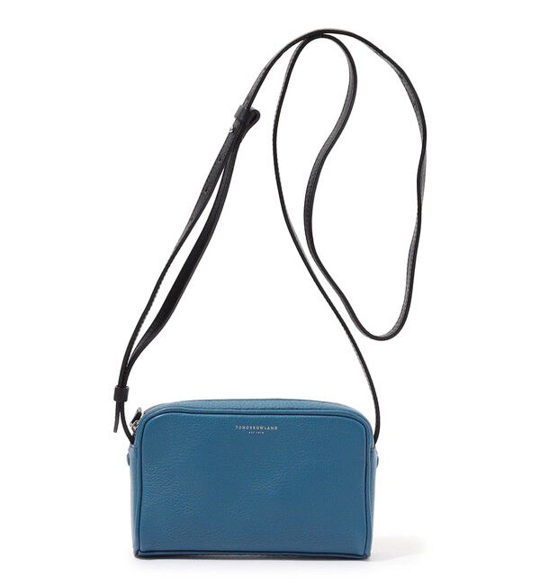 TOMORROWLAND GOODS「TOMORROWLAND シュリンクレザー ミニショルダーバッグ」|ショルダー・メッセンジャー|65 ブルー