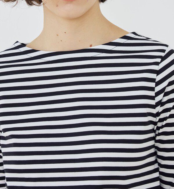 GALERIE VIE「ファインコットン ボートネックプルオーバー」|Tシャツ・カットソー|