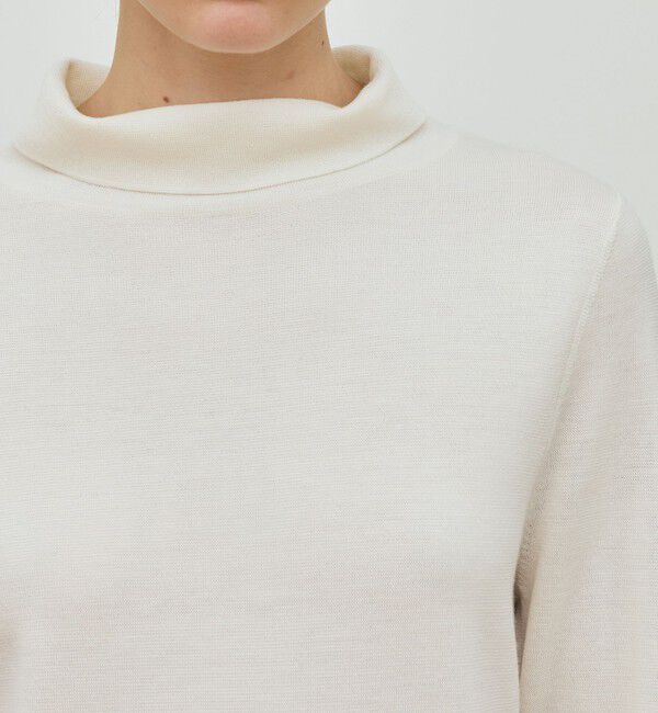 DES PRES「ウーステッドウールファインリブ タートルネックワンピース」|ワンピース|