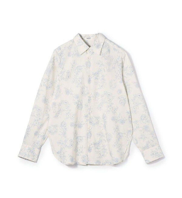 MACPHEE「ブルームプリント レギュラーカラーシャツ」|シャツ・ブラウス|12 ホワイト系