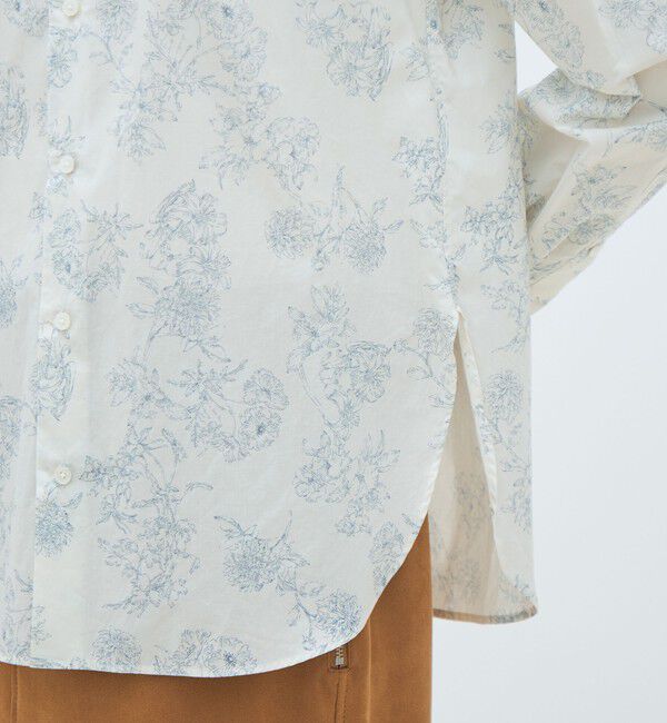 MACPHEE「ブルームプリント レギュラーカラーシャツ」|シャツ・ブラウス|
