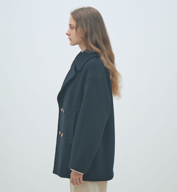 MACPHEE「メルトンビーバー Pコート」|ピーコート|