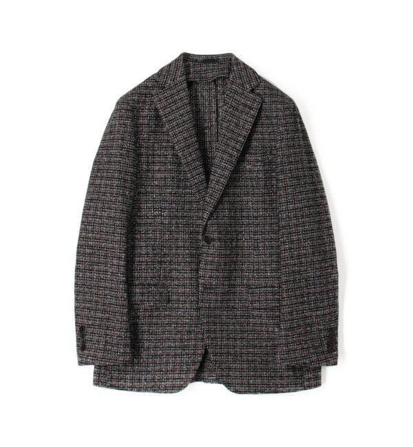 TOMORROWLAND MENS「ウールシルクナイロン シングルブレステッド 2Bジャケット BOTTO GIUSEPPE」|テーラードジャケット|18 ブラック系