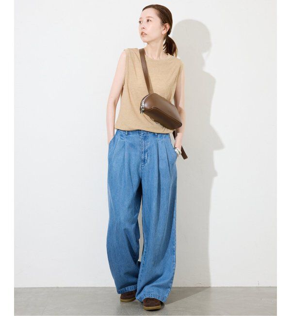 SLOBE IENA「《追加》スラブ天竺ノースリーブTEE」|Tシャツ・カットソー|