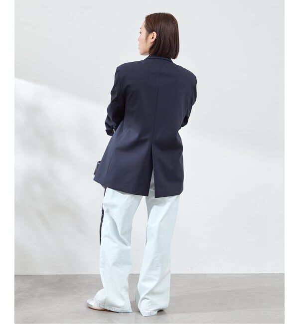 U by SPICK&SPAN「レースボンディングオーバージャケット」|テーラードジャケット|