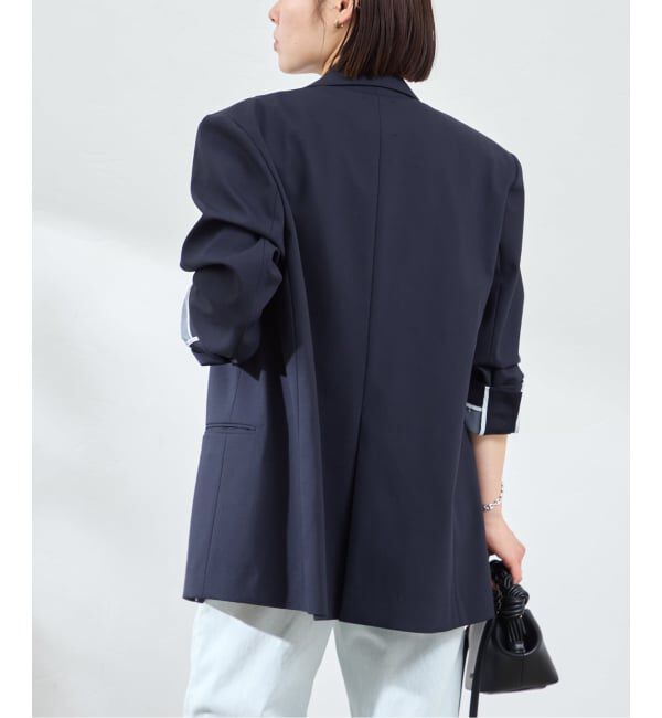 U by SPICK&SPAN「レースボンディングオーバージャケット」|テーラードジャケット|