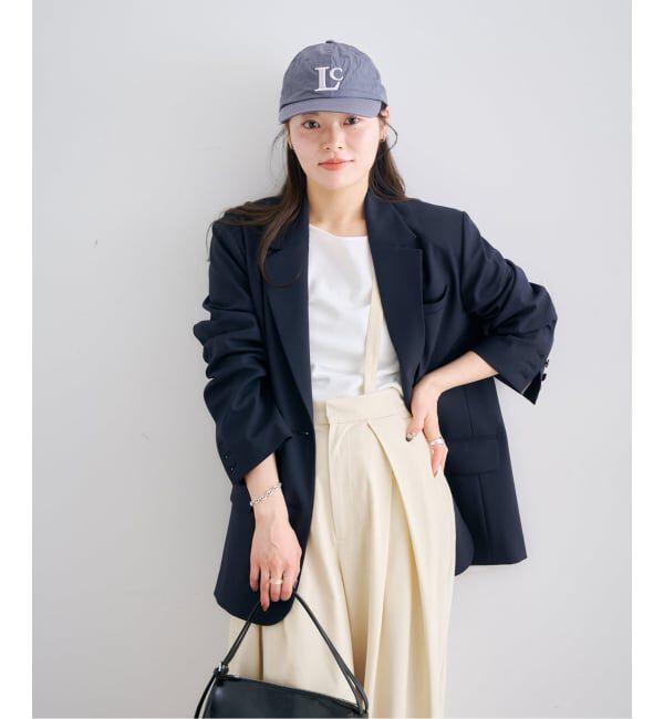 U by SPICK&SPAN「レースボンディングオーバージャケット」|テーラードジャケット|