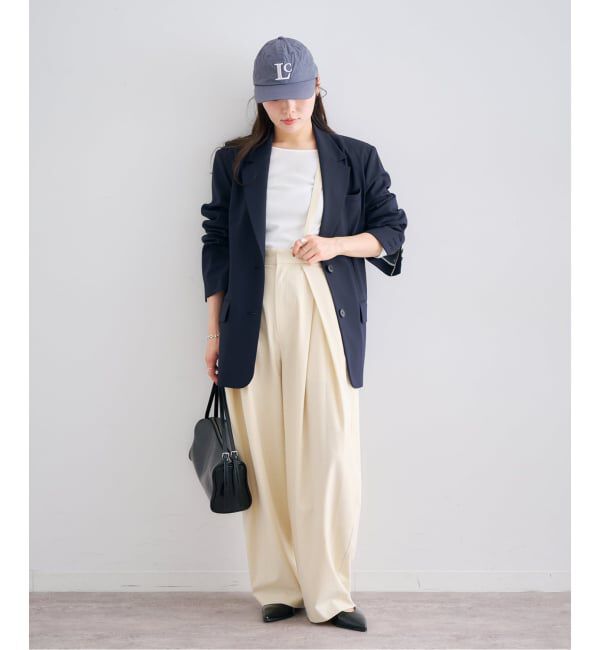 U by SPICK&SPAN「レースボンディングオーバージャケット」|テーラードジャケット|