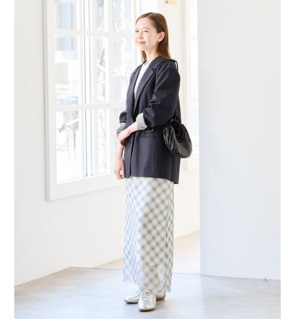 U by SPICK&SPAN「レースボンディングオーバージャケット」|テーラードジャケット|