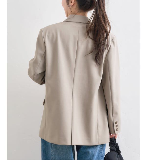 U by SPICK&SPAN「レースボンディングオーバージャケット」|テーラードジャケット|