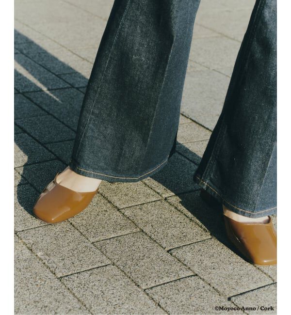  「LE TALON&times;HAPPY MANIA4.5cmスクエアセパレートパンプス」|パンプス|