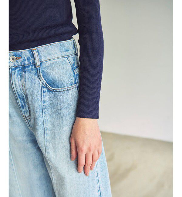 GRACE CONTINENTAL「カットワークリブニットトップ」|ニット・セーター|