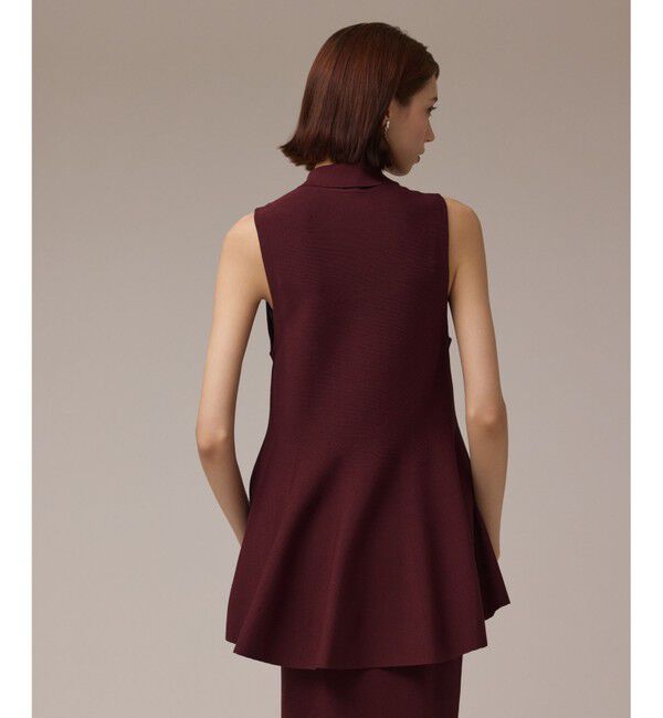 GRACE CONTINENTAL「ビジューニットベスト」|ベスト・ジレ|