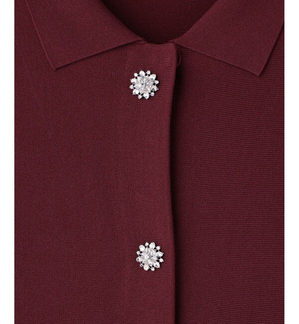 GRACE CONTINENTAL「ビジューニットベスト」|ベスト・ジレ|