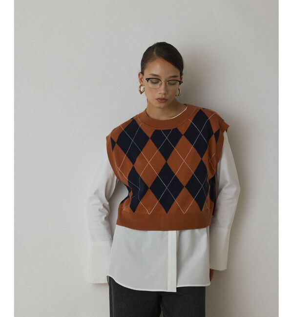 Diagram「アーガイルニットベスト」|ベスト・ジレ|