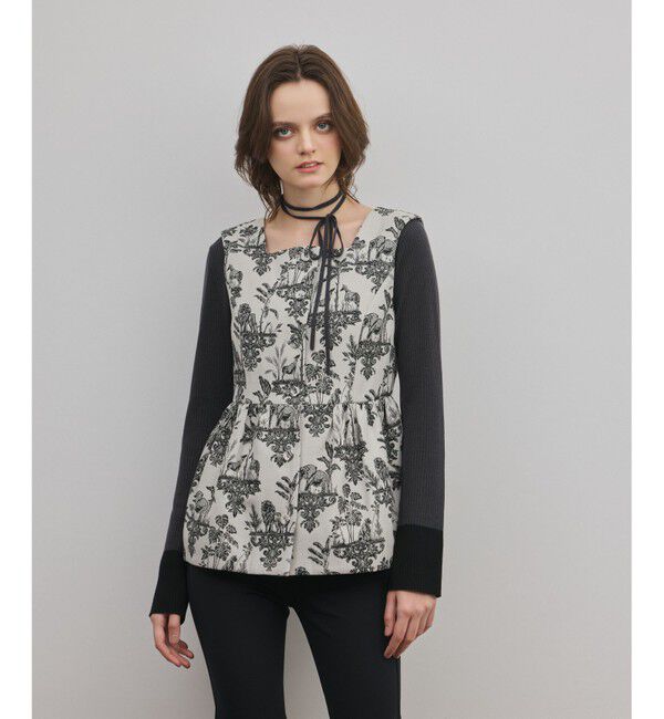 Diagram「アニマルジャガードペプラムベスト」|ベスト・ジレ|キナリ