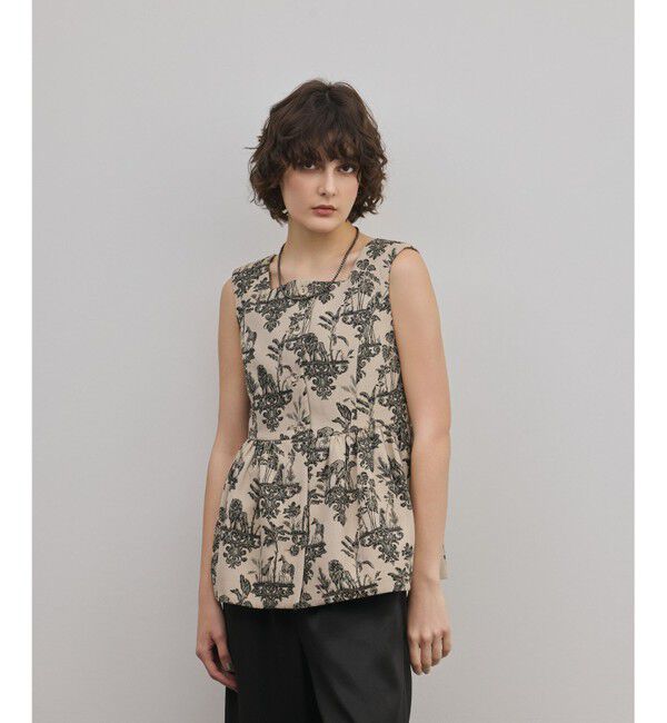 Diagram「アニマルジャガードペプラムベスト」|ベスト・ジレ|