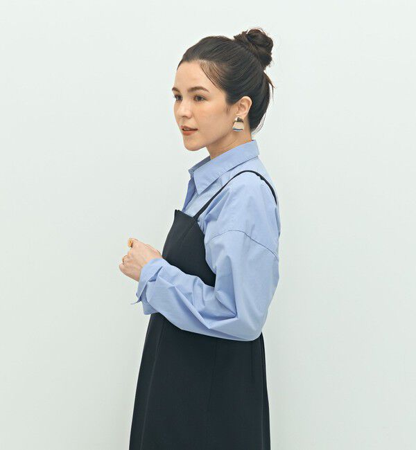 NOLLEY'S「ウォッシャブルウール調ストレッチキャミワンピース」|ワンピース|