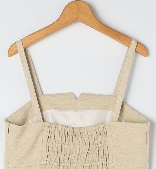 NOLLEY'S「ウォッシャブルウール調ストレッチキャミワンピース」|ワンピース|