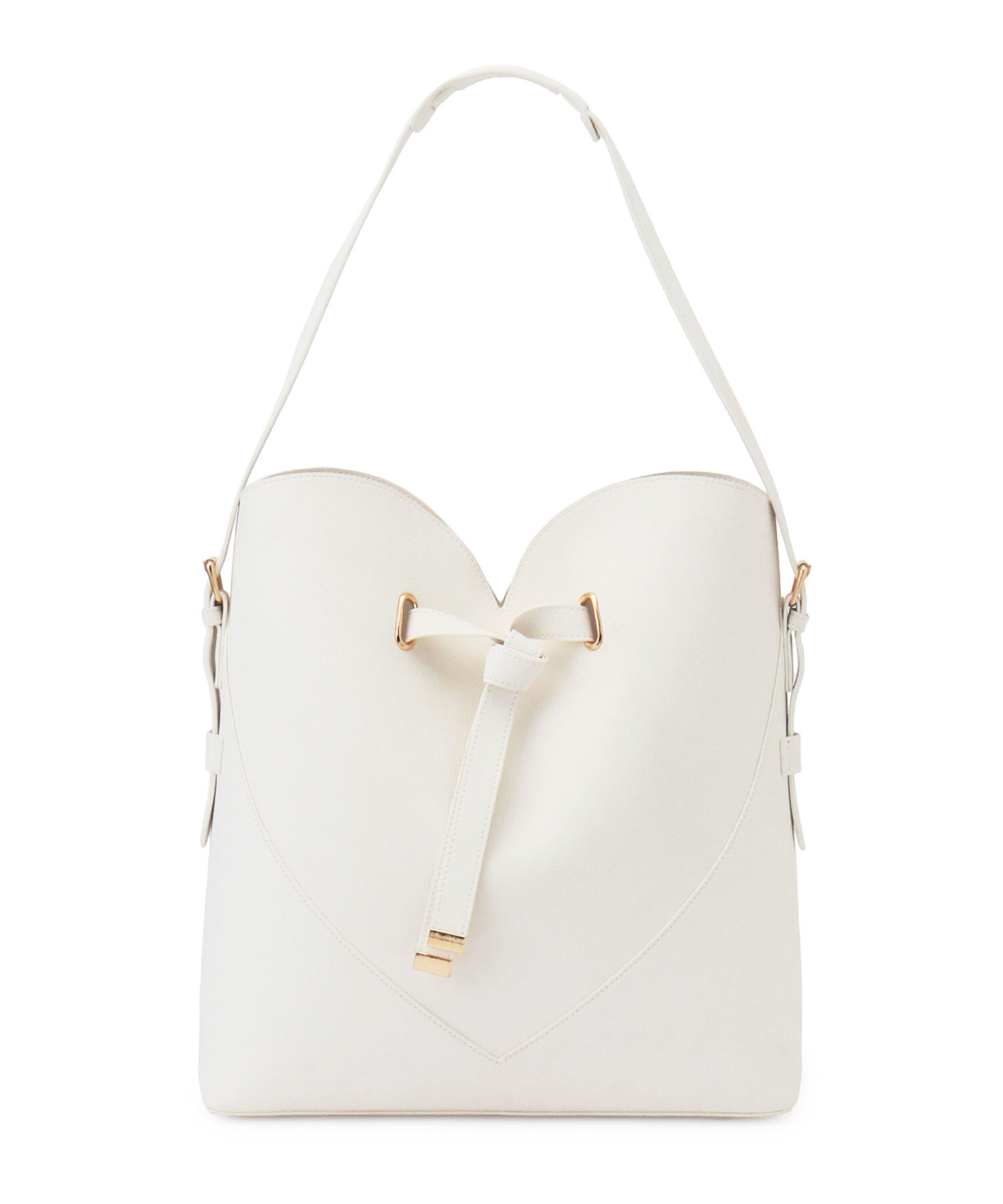 VIS「【A4収納】ハートカットバッグ(ラージサイズ)/追加」|ショルダー・メッセンジャー|