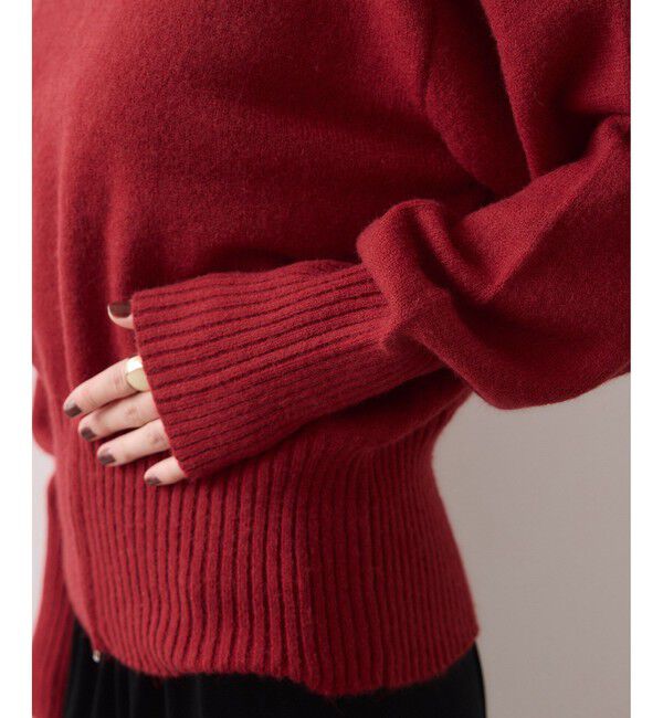 VIS「【WEB限定】裾ジップニットプルオーバー」|ニット・セーター|