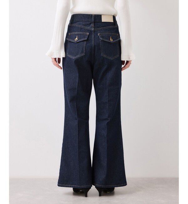 VIS「フレアシルエットデニムパンツ」|デニム|