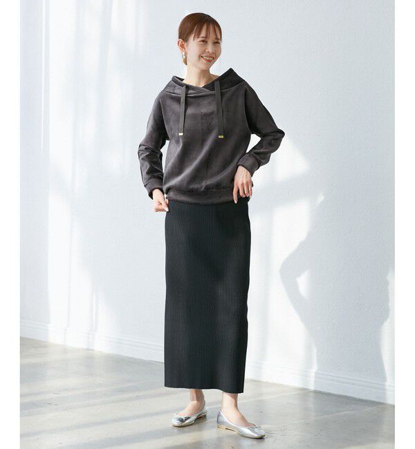 Rope&rsquo;Picnic「【emur/エミュール】リブベロアプルオーバー」|Tシャツ・カットソー|