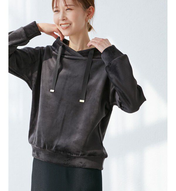 Rope&rsquo;Picnic「【emur/エミュール】リブベロアプルオーバー」|Tシャツ・カットソー|