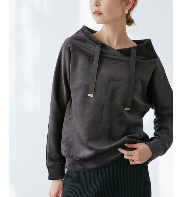 Rope&rsquo;Picnic「【emur/エミュール】リブベロアプルオーバー」|Tシャツ・カットソー|