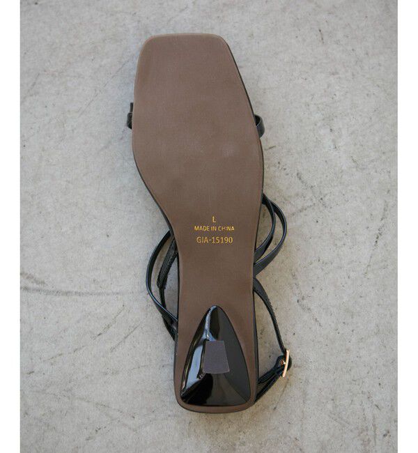 ROPE PICNIC PASSAGE「ナローストラップキトゥンヒールサンダル」|サンダル|