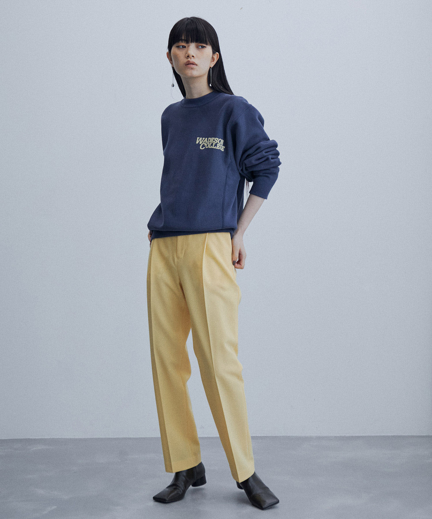 ADAM ET ROPE'「【サステナブル】スリムスラックス」|スラックス|