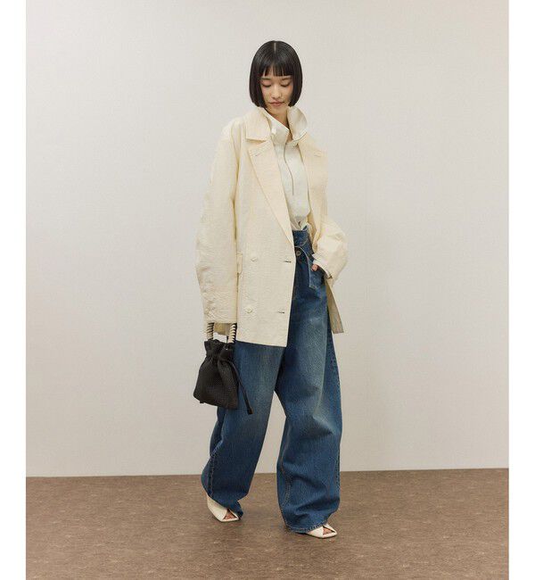 ADAM ET ROPE'「ブレイドハンドル巾着バッグ」|ショルダー・メッセンジャー|