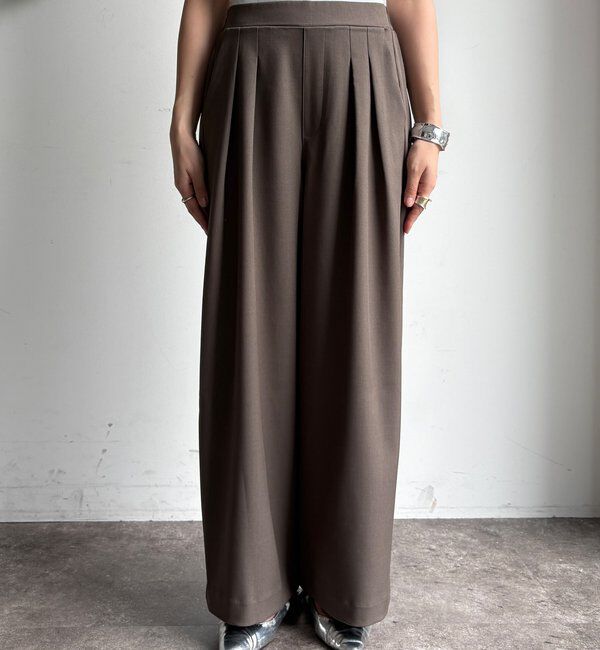  「メランジタックワイドパンツ」|チノ|