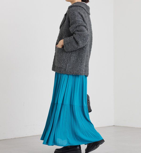  「【上品見え】ティアードプリーツスカート」|スカート|