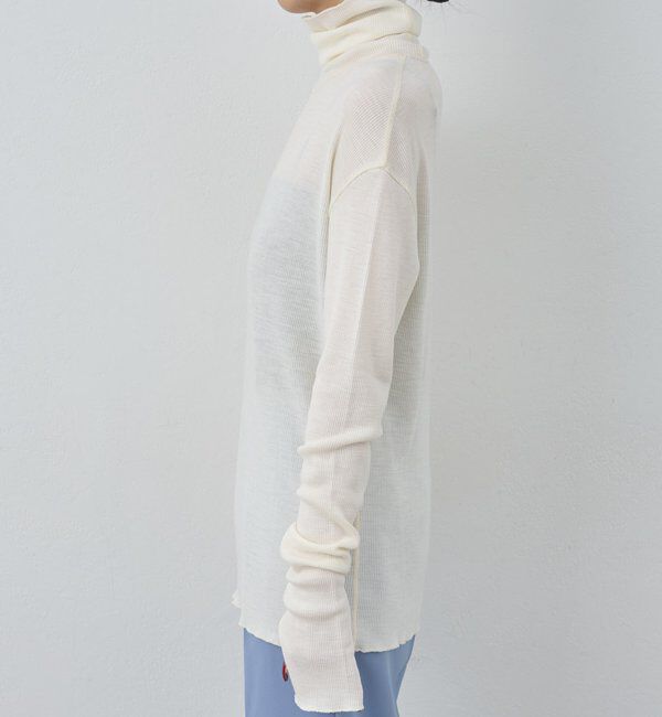  「【新色を加えてリバイバル】リブタートルカットソー」|Tシャツ・カットソー|