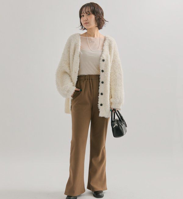  「細身フレアパンツ」|チノ|