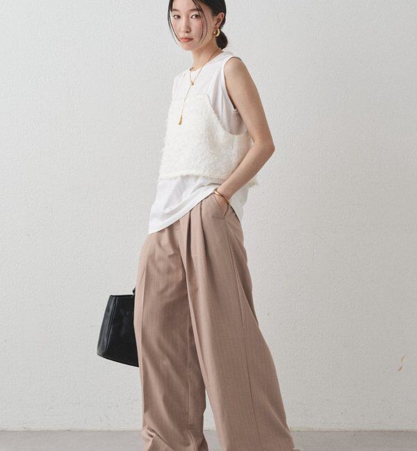  「2タックワイドパンツ」|チノ|