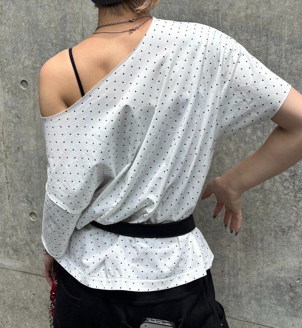  「【新色追加】エリオットオフショルTEE」|Tシャツ・カットソー|