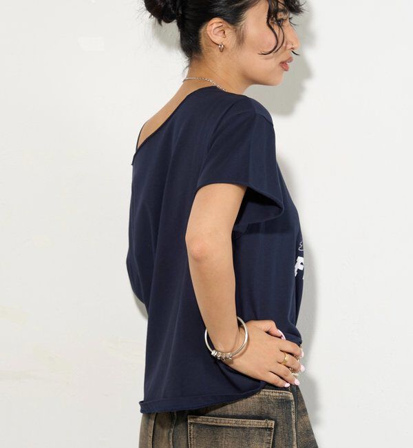  「【新色追加】エリオットオフショルTEE」|Tシャツ・カットソー|