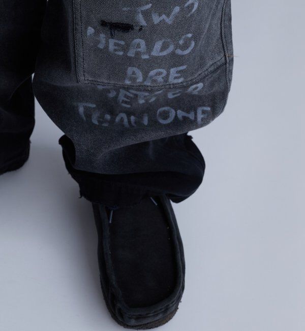  「FromVintage 落書きダックダブルニーパンツ」|チノ|