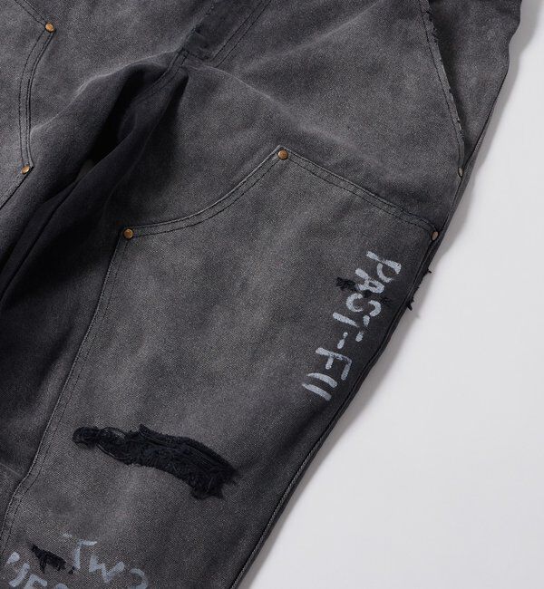  「FromVintage 落書きダックダブルニーパンツ」|チノ|