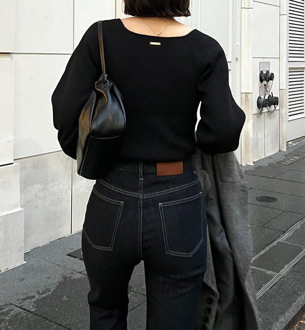  「スクエアパフニット」|ニット・セーター|