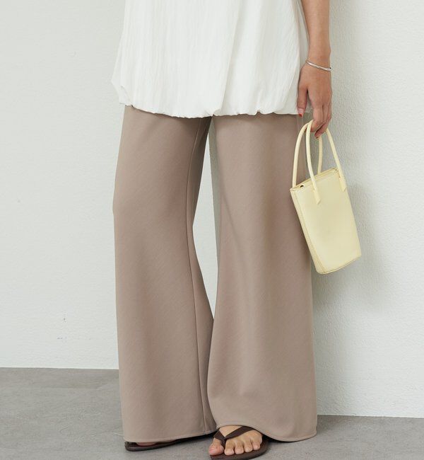  「ダブルクロスワイドパンツ」|チノ|