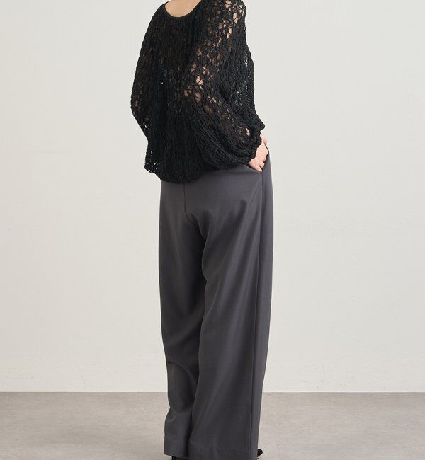  「ダブルタックワイドパンツ」|チノ|