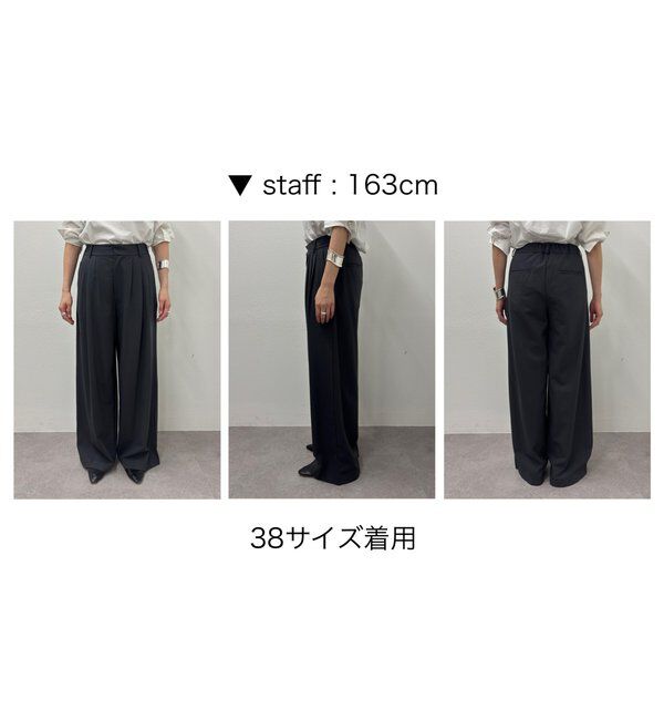  「【インフルエンサー＠tsuru00コラボ】3タックスラックスパンツ」|チノ|