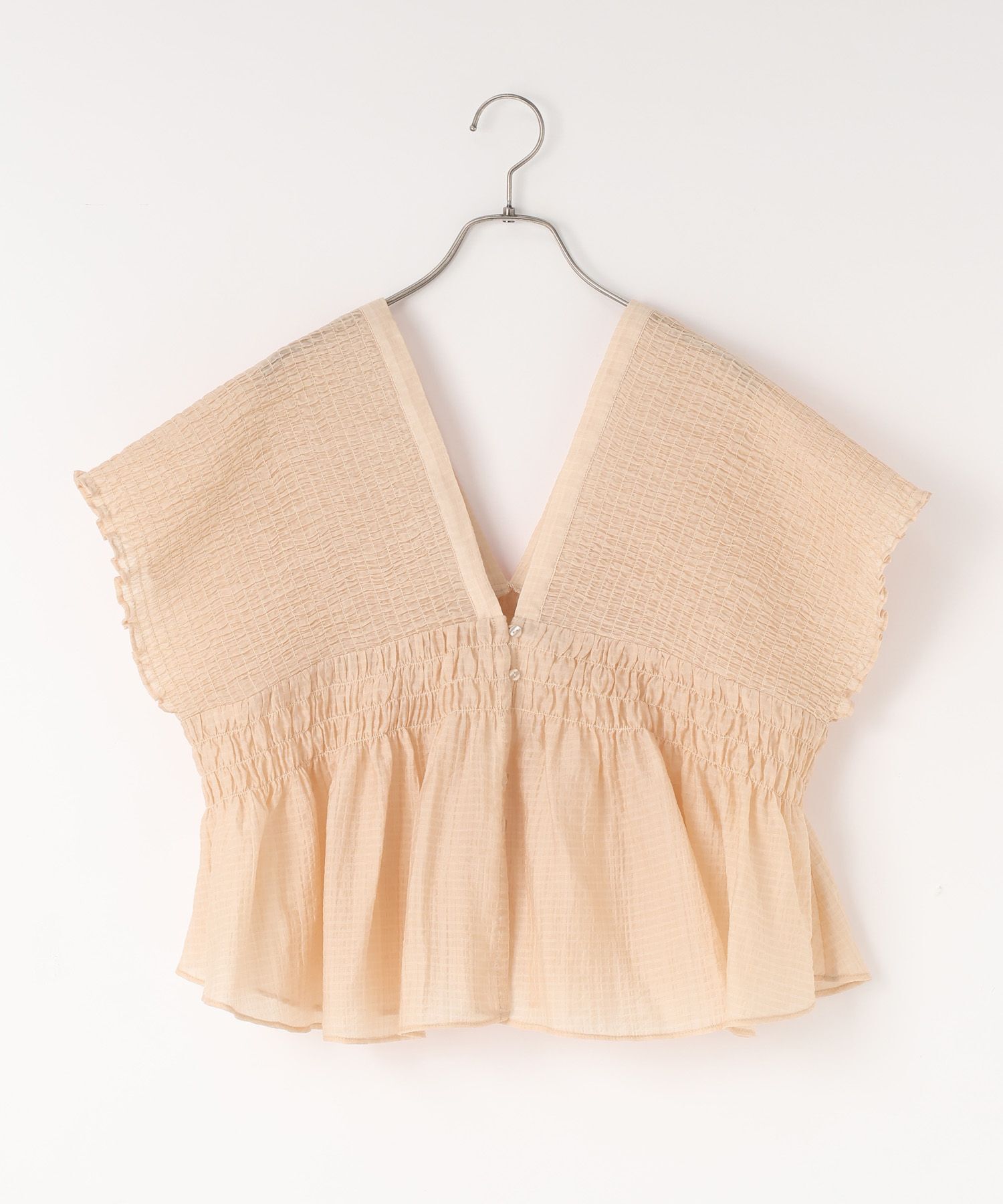 LOWRYS FARM「ヨウリュウシャーリングショートフレンチスリーブ」|シャツ・ブラウス|BRN2