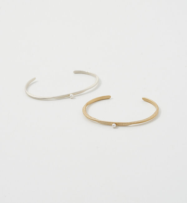 collex「【Ljud/ユード】一粒シェルパールツチメバングル」|ブレスレット・バングル|