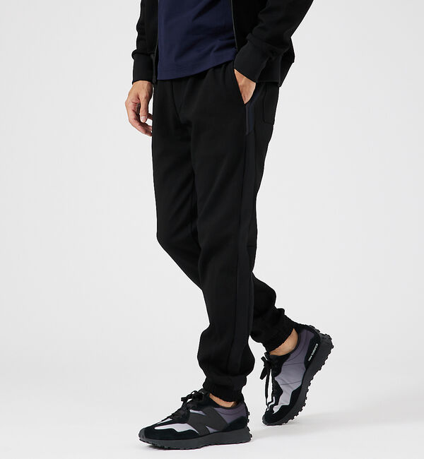 ABAHOUSE「【セットアップ対応】ラインハイショク ジョグパンツ」|その他|ブラック