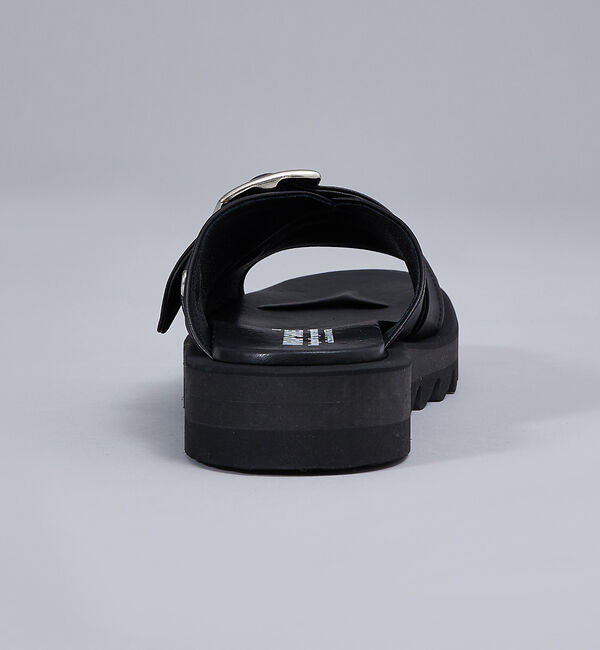 alfredoBANNISTER「【WRAP SHOES】ライダースバックル ボリュームソール スライドサンダル」|サンダル|